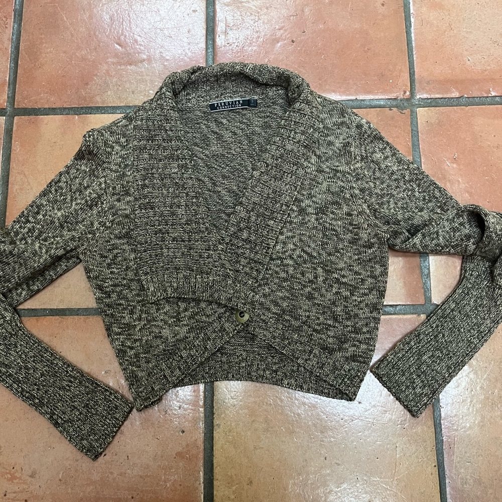 Peruvian Connection Cropped Sweater